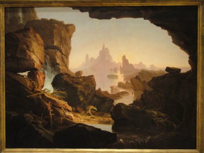 The Subsiding of the Waters of the Deluge by Thomas Cole
